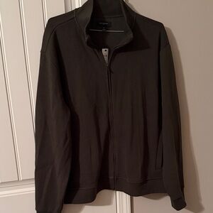 NEW!!! Banana Republic Dark Olive Full-Zip Jacket
